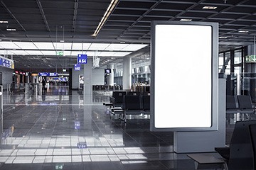 Przykładowa lokalizacja na lotniskach i dworcach