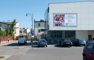 Telebim w Brusach przy ulicy Chełmowskiego