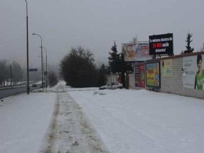 Telebim w Warszawie przy ulicy Rodowicza.